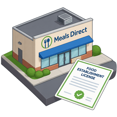 Philadelphia issues retail food license to Meals Direct at Castor Avenue