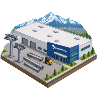 Doppelmayr opens larger Salt Lake City facility to build ski lift towers in the US