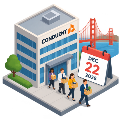 Conduent files layoff notice for 64 San Francisco workers