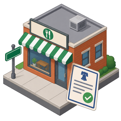 Philadelphia issues food-service license to Aliya's Place Inc on Torresdale Avenue