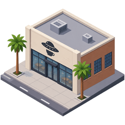 Mothership Coffee Arts District location appears in Las Vegas health district records