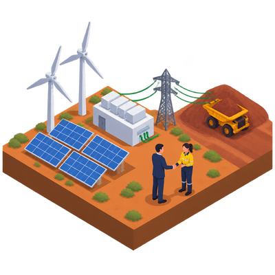 Fortescue signs first third-party deal for Pilbara green grid