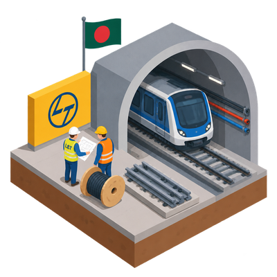 L&T wins contracts to equip Dhaka's first underground metro