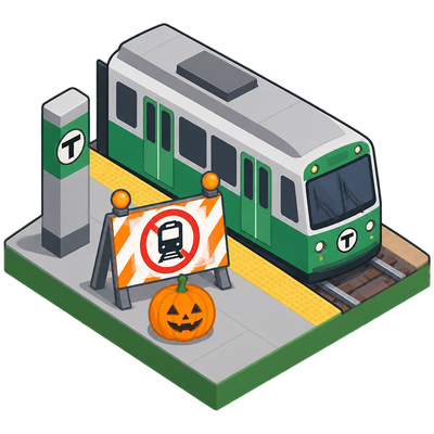 MBTA closes Green Line sections on Halloween weekend for signal work