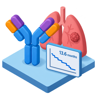 3SBio's PD-1/VEGF bispecific shows near-14-month median PFS in lung cancer trial