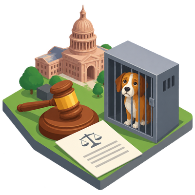 Judge blocks Austin's plan to euthanize dog held 575 days