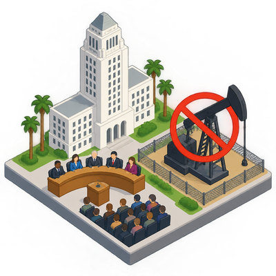 Los Angeles votes to ban oil drilling citywide