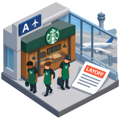 HMSHost files layoff notice as Sea-Tac Terminal A Starbucks contract ends