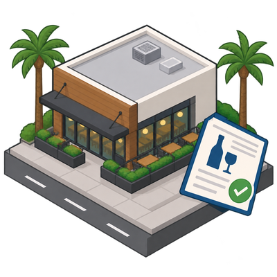 Liquor licence application listed for Canyon On Sunset at 7617 W Sunset Blvd