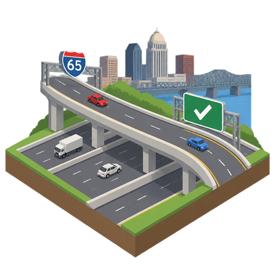 Three I-65 ramps in Louisville reopen weeks ahead of schedule