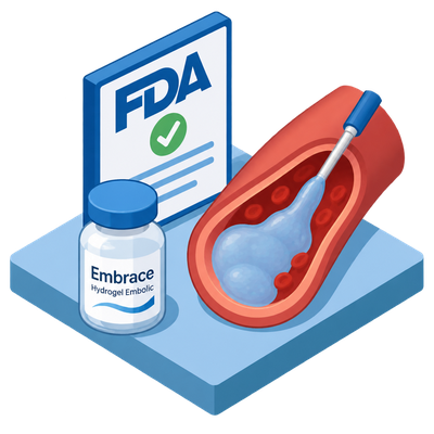 FDA approves Instylla's Embrace hydrogel embolic for peripheral arterial bleeds