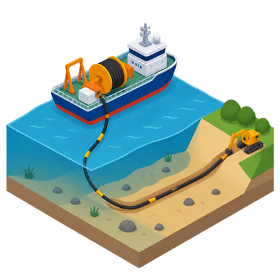 Red Eléctrica starts laying underground cable for Spain-France interconnector