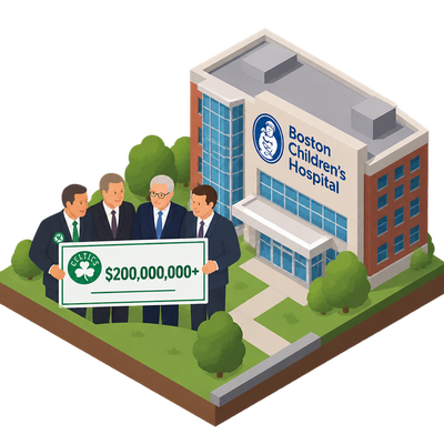 Celtics owners give record $200 million to Boston Children's Hospital