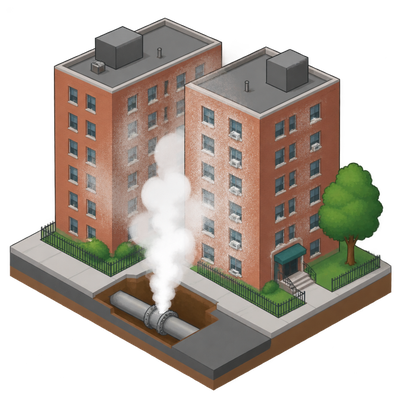 Steam leak coats Brooklyn NYCHA walls with asbestos dust