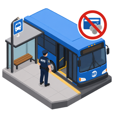 NYPD won't enforce NYC bus fares while MTA's enforcement team is suspended