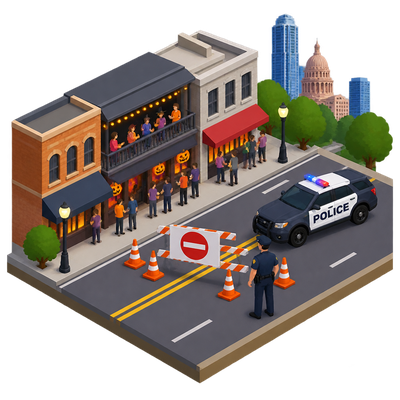 Austin police announce 6th Street Halloween closures