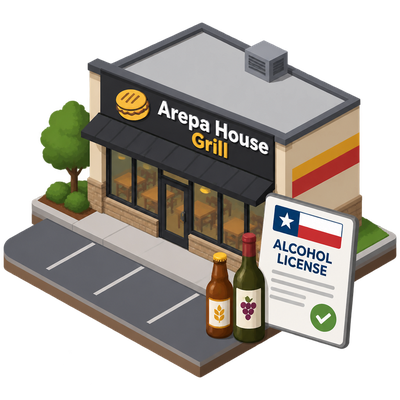 Arepa House Grill LLC receives Texas alcohol license