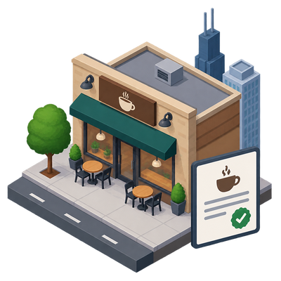 Chicago licenses Sip & Savor Coffee House at Monroe Street