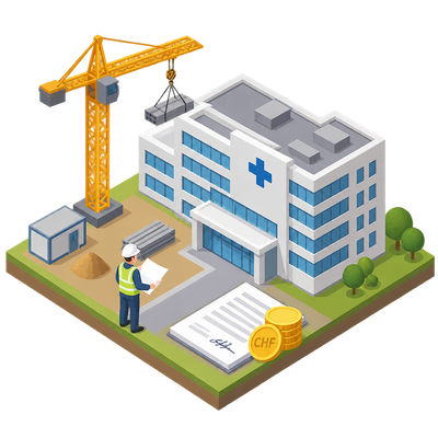 Implenia wins CHF 165 million contract for new Schaffhausen hospital