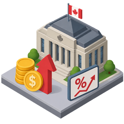 Canada's economy stalls as the Bank of Canada starts hiking again