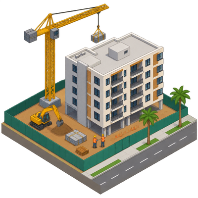 Construction underway on 46-unit affordable housing complex in Del Rey