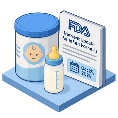 FDA proposes first infant formula nutrient update since 1998