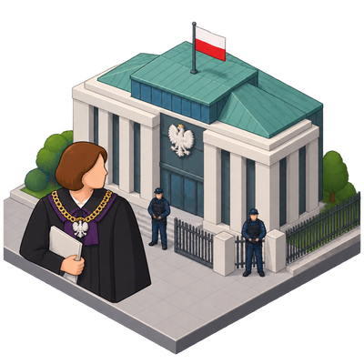 Polish court chief suspended as police secure constitutional tribunal
