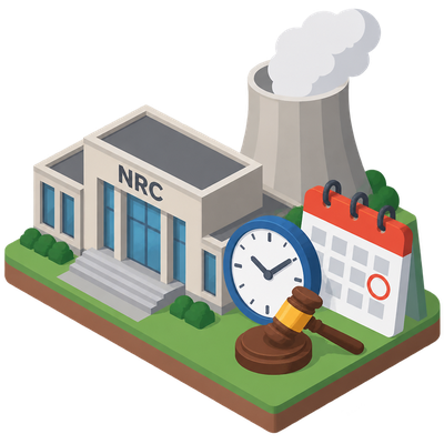 NRC sets time limits on contested nuclear license hearings