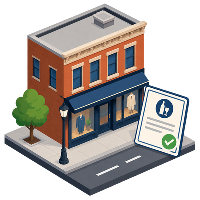 Favor licensed at 130 N Fayette Street by Virginia Alcoholic Beverage Control Authority