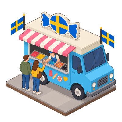 Austin couple launches mobile Swedish candy truck