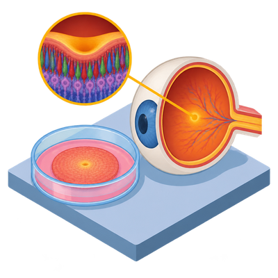 Lab-grown retinas reveal how the eye builds its sharpest vision
